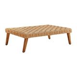 Capri Outdoor Patio Wicker Rattan Coffee Table- OROA
