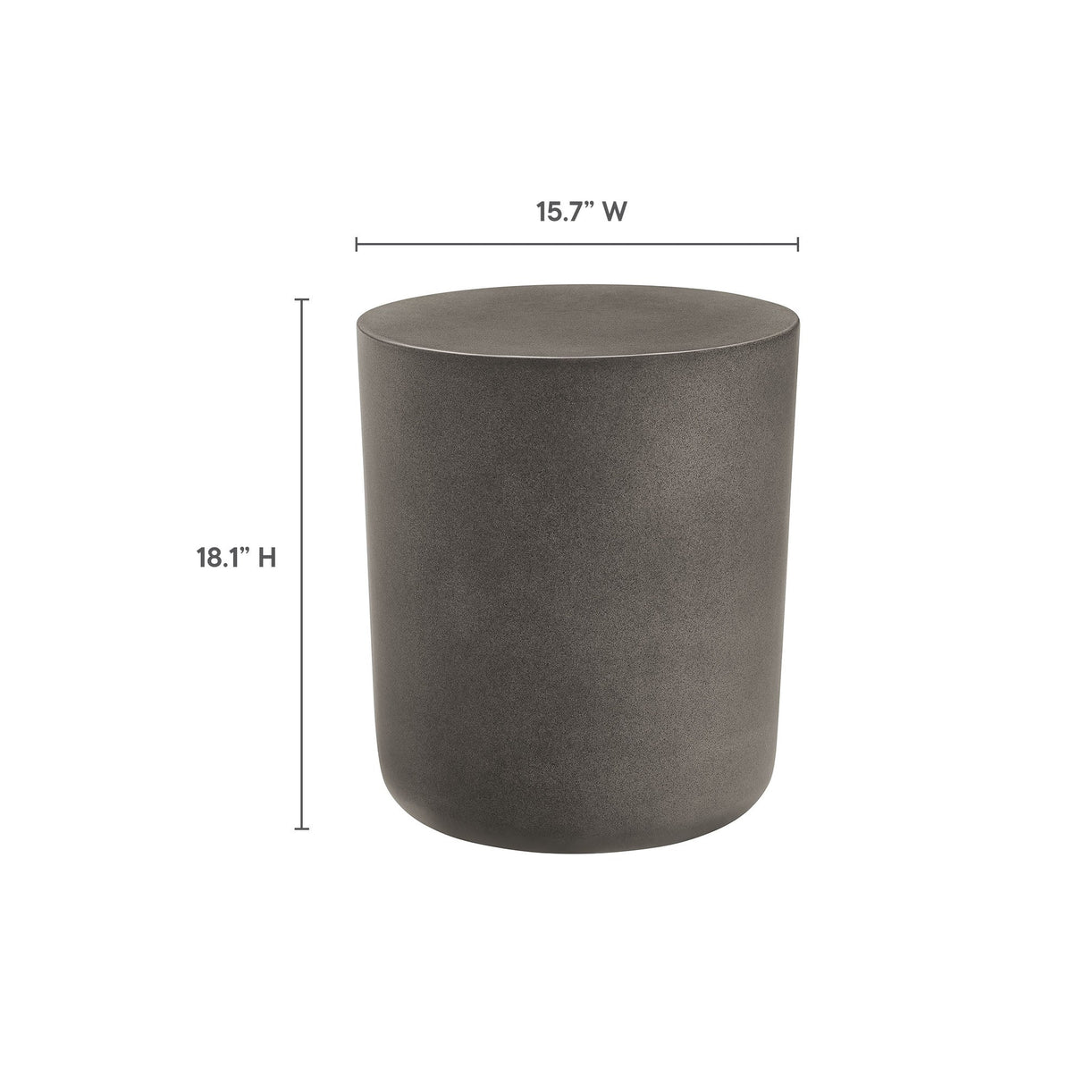 Brian Indoor/Outdoor Patio Concrete Dining Table Set (S/5) - OROA