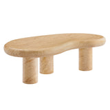 Elowen Travertine Coffee Table (Indoor/Outdoor)
