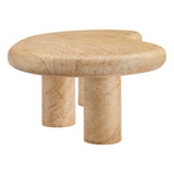 Elowen Travertine Coffee Table (Indoor/Outdoor)