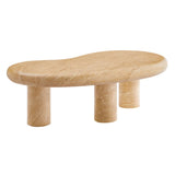 Elowen Travertine Coffee Table (Indoor/Outdoor)