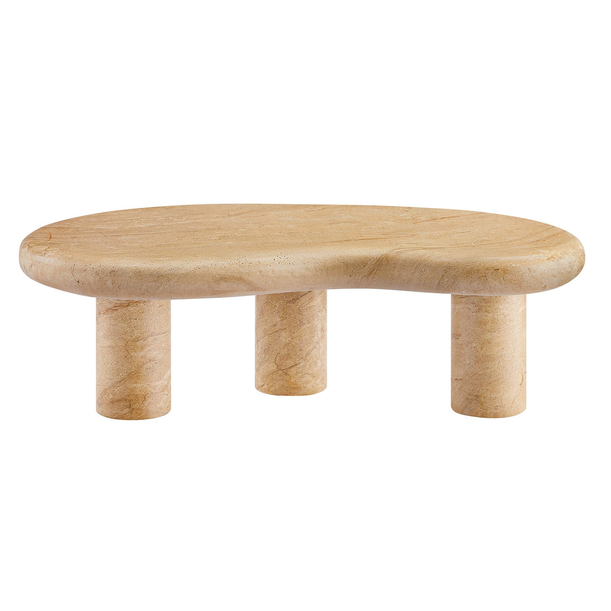 Elowen Travertine Coffee Table (Indoor/Outdoor)