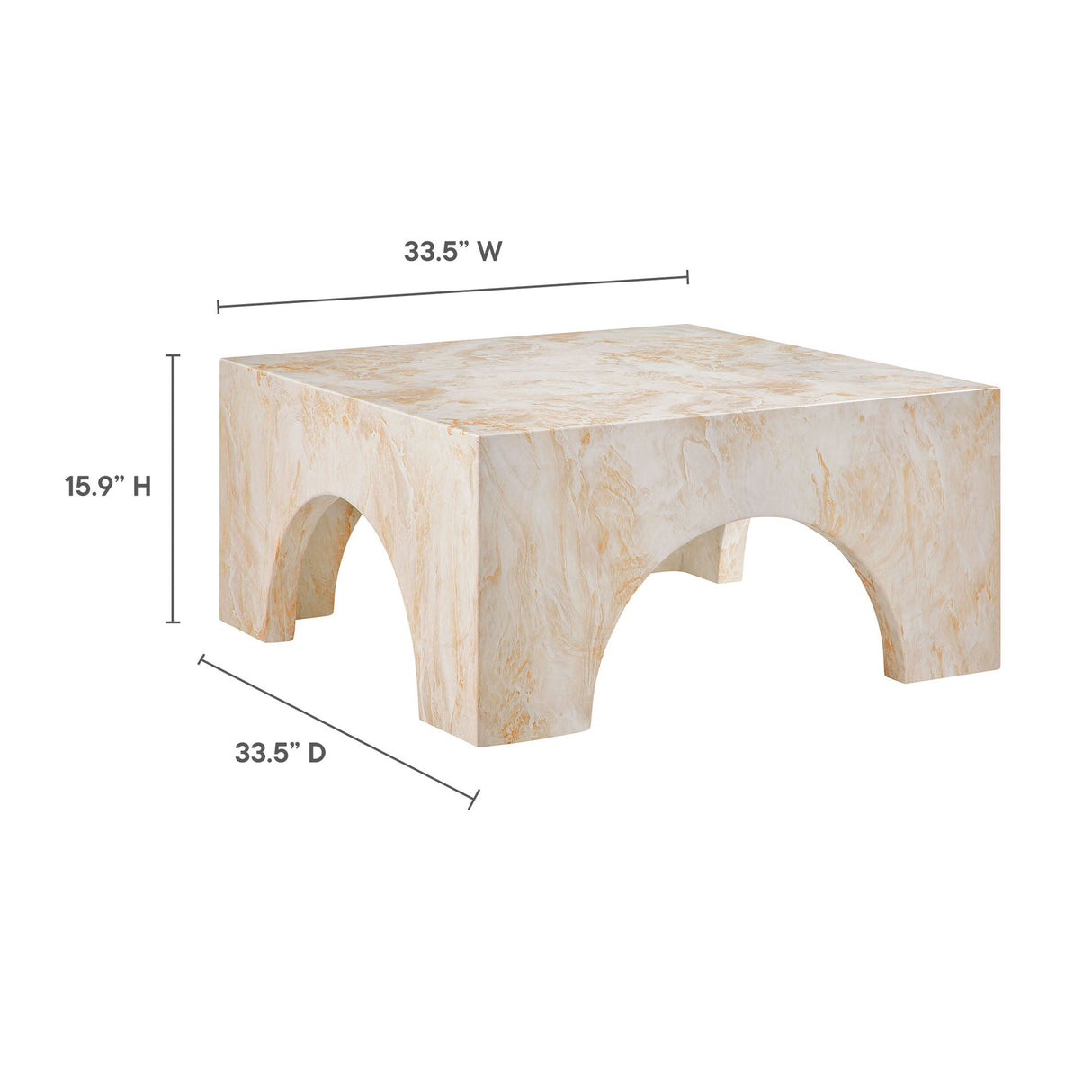 Arched Coffee Table Valen (Indoor/Outdoor) - OROA