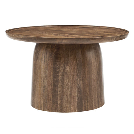 Round Mango Wood Coffee Table Holloway - OROA