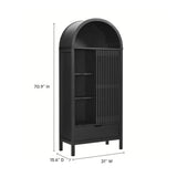 Arched Storage Display Cabinet - OROA