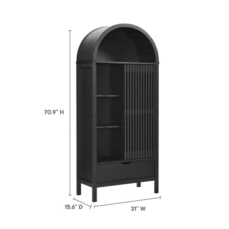 Arched Storage Display Cabinet - OROA