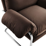 Ansel Velvet Accent Chair - OROA
