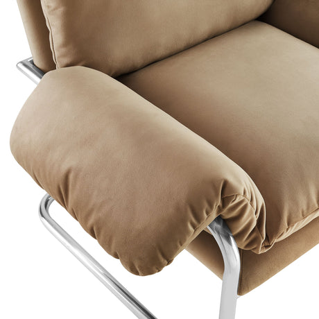 Ansel Velvet Accent Chair - OROA