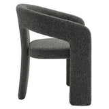 Oslo Barrel Fabric Upholstered Dining Chair - OROA