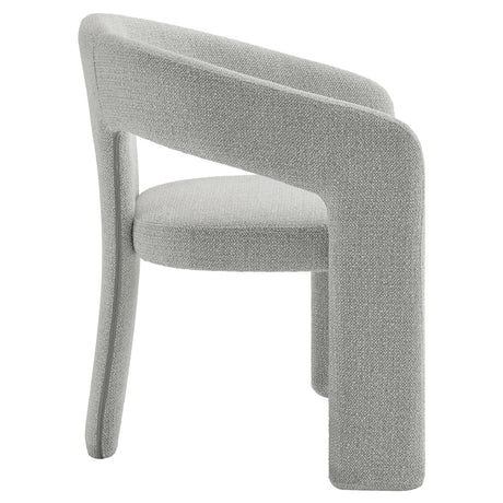 Oslo Barrel Fabric Upholstered Dining Chair - OROA