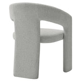 Oslo Barrel Fabric Upholstered Dining Chair - OROA