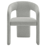 Oslo Barrel Fabric Upholstered Dining Chair - OROA