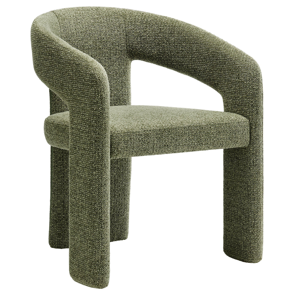 Oslo Barrel Fabric Upholstered Dining Chair - OROA