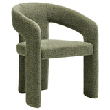 Oslo Barrel Fabric Upholstered Dining Chair - OROA