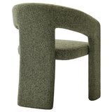Oslo Barrel Fabric Upholstered Dining Chair - OROA