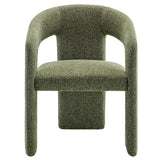 Oslo Barrel Fabric Upholstered Dining Chair - OROA