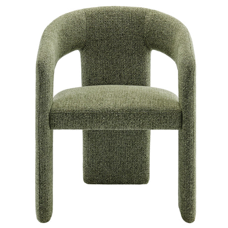 Oslo Barrel Fabric Upholstered Dining Chair - OROA