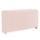Fluted and Scalloped Sideboard Storage Cabinet - OROA