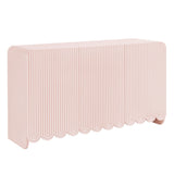 Fluted and Scalloped Sideboard Storage Cabinet - OROA
