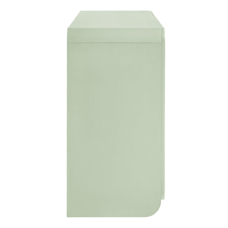 Fluted and Scalloped Sideboard Storage Cabinet - OROA