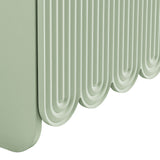 Fluted and Scalloped Sideboard Storage Cabinet - OROA