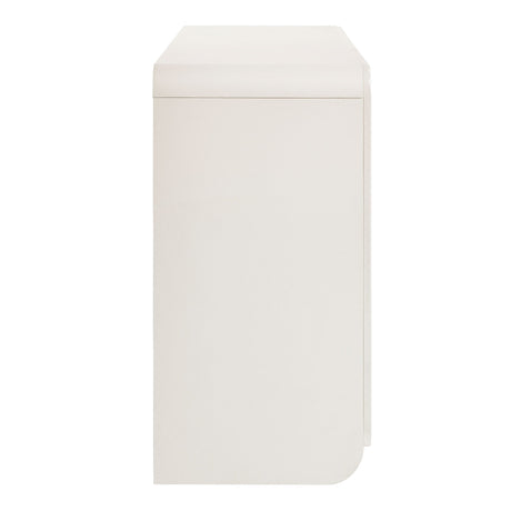 Fluted and Scalloped Sideboard Storage Cabinet - OROA