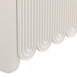 Fluted and Scalloped Sideboard Storage Cabinet - OROA