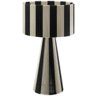 Handwoven Cotton Thread Striped Table Lamp - OROA