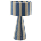Handwoven Cotton Thread Striped Table Lamp - OROA