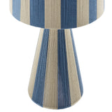 Handwoven Cotton Thread Striped Table Lamp - OROA