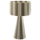 Handwoven Cotton Thread Striped Table Lamp - OROA