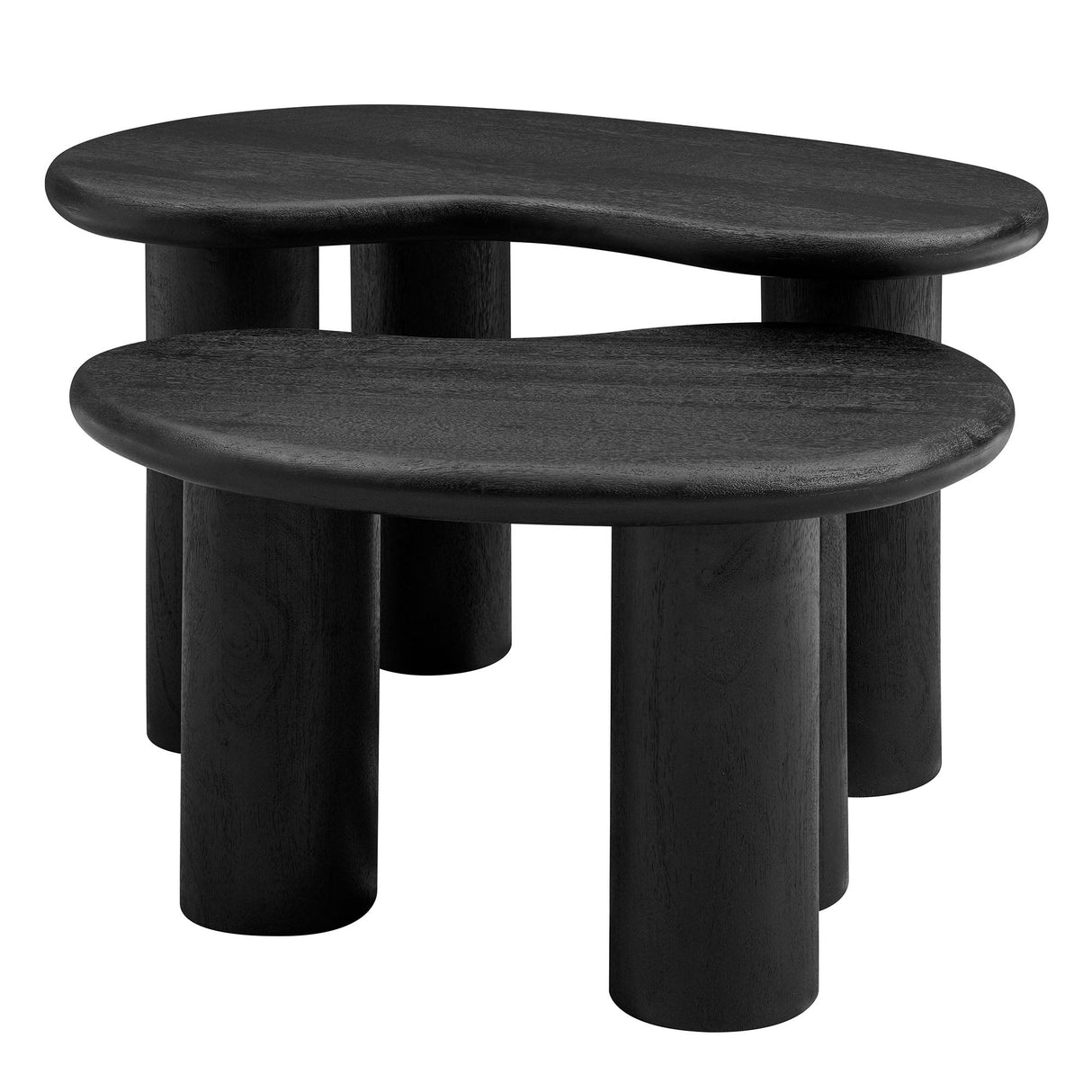 Mango Wood Nesting Coffee Tables (S/2) - OROA