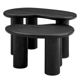 Mango Wood Nesting Coffee Tables (S/2) - OROA