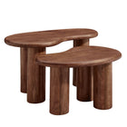 Mango Wood Nesting Coffee Tables (S/2) - OROA