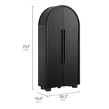 Tall Arched Storage Cabinet | OROA