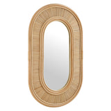 Sovana Oval Rattan Wall Mirror - OROA