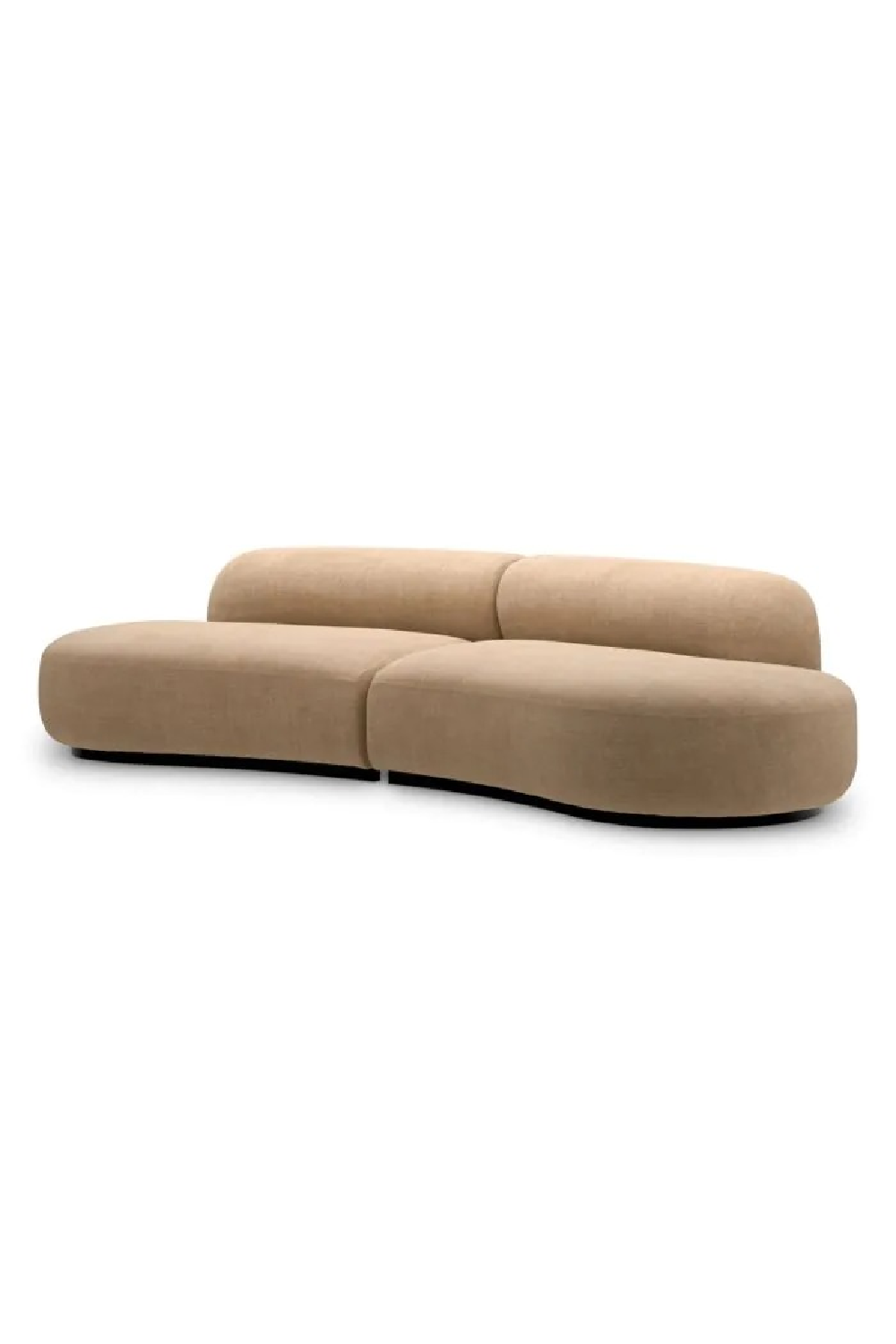 Fabric Curved Sofa S | Eichholtz Bjorn | Oroa.com