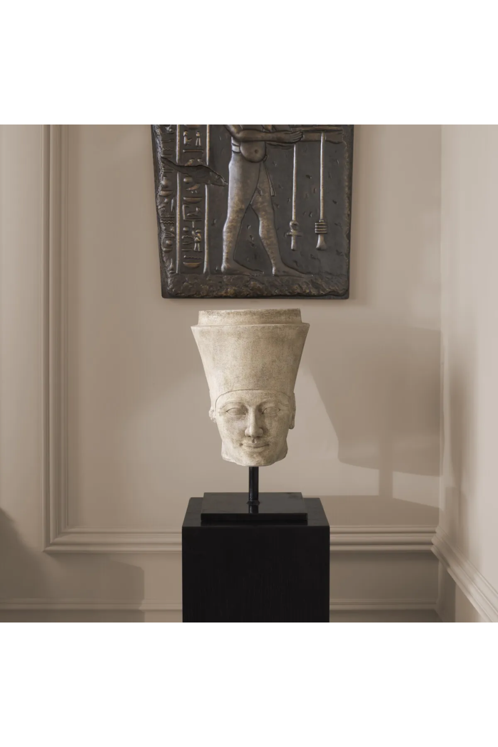 Carved Sandstone Statue | Met x Eichholtz Bust of Hatshepsut | Oroatrade.com