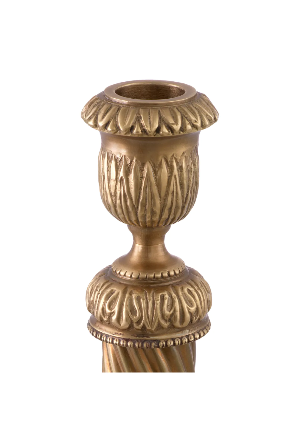 Vintage Brass Candle Holder | Met x Eichholtz Carnier | Oroa.com