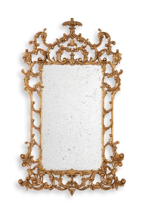 Hand-carved Gold Mirror| Met x Eichholtz Rococo | Oroatrade.com
