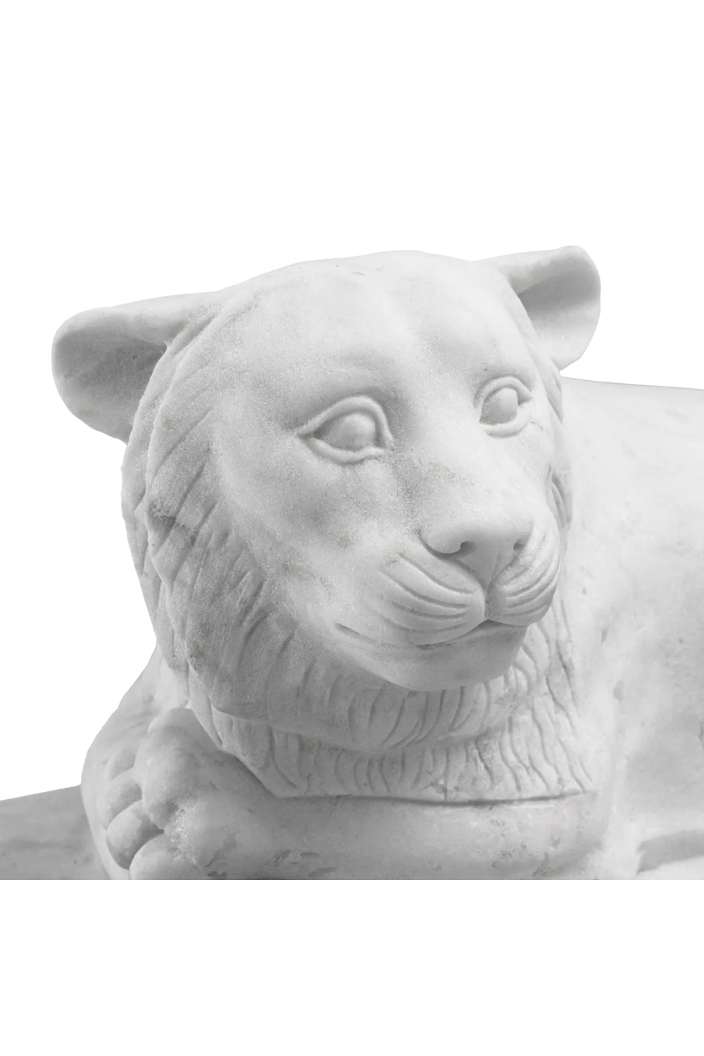 White Marble Sculpture | Met x Eichholtz Reclining Lion | Oroatrade.com
