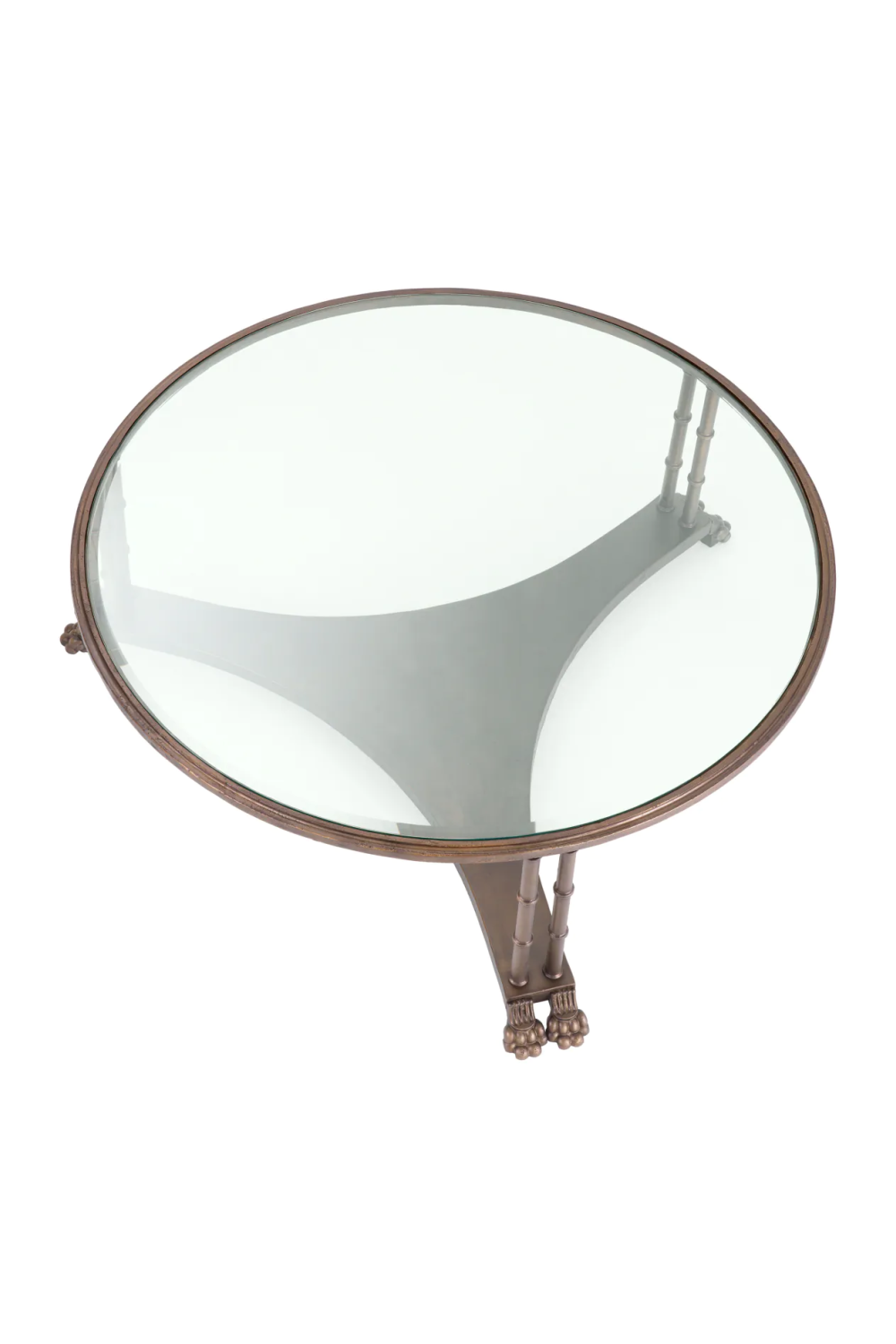 (Open box) Bevelled Glass Vintage Coffee Table | Met x Eichholtz Lioness | Oroa.com