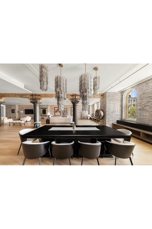 Smoke Glass Palm Chandelier | Met x Eichholtz Sahure | Oroa.com