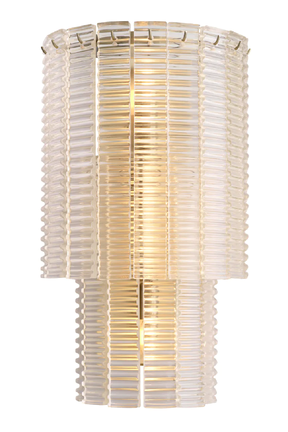 Ridged Glass Wall Lamp | Met x Eichholtz Imperial | Oroa.com