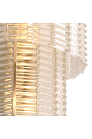 Ridged Glass Wall Lamp | Met x Eichholtz Imperial | Oroa.com