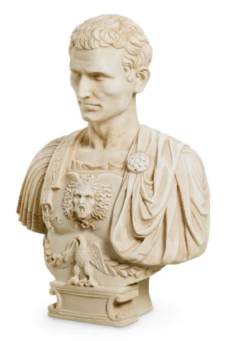 Ancient Rome Inspired Sculpture | Met x Eichholtz Bust of Julius Caesar | Oroatrade.com