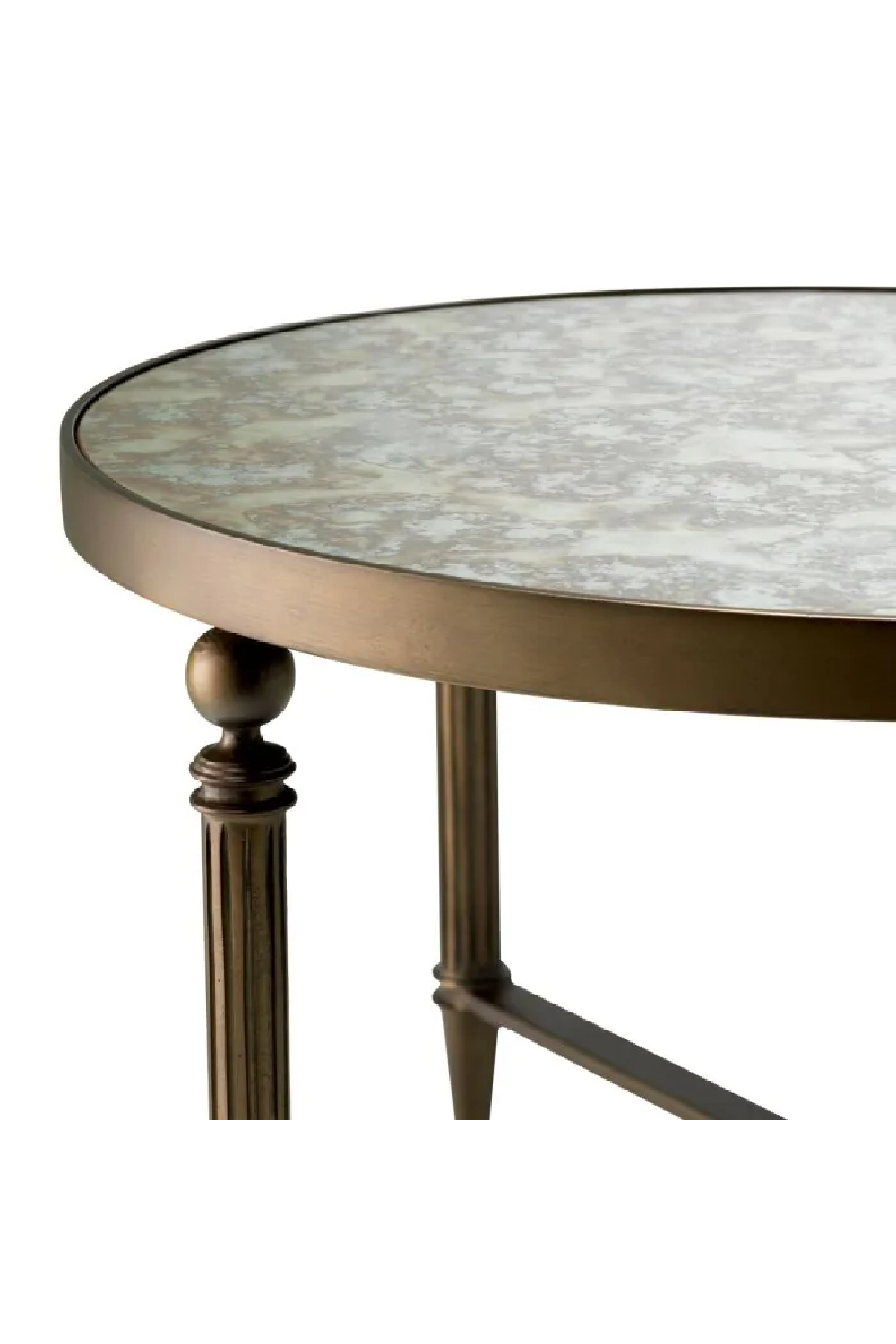 Bronze Round Coffee Table | Met x Eichholtz Bowery | Oroatrade.com