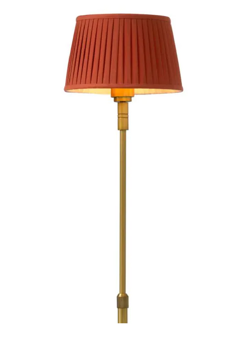 Pleated Shade Adjustable Floor Lamp | Met x Eichholtz Tryon | Oroa.com