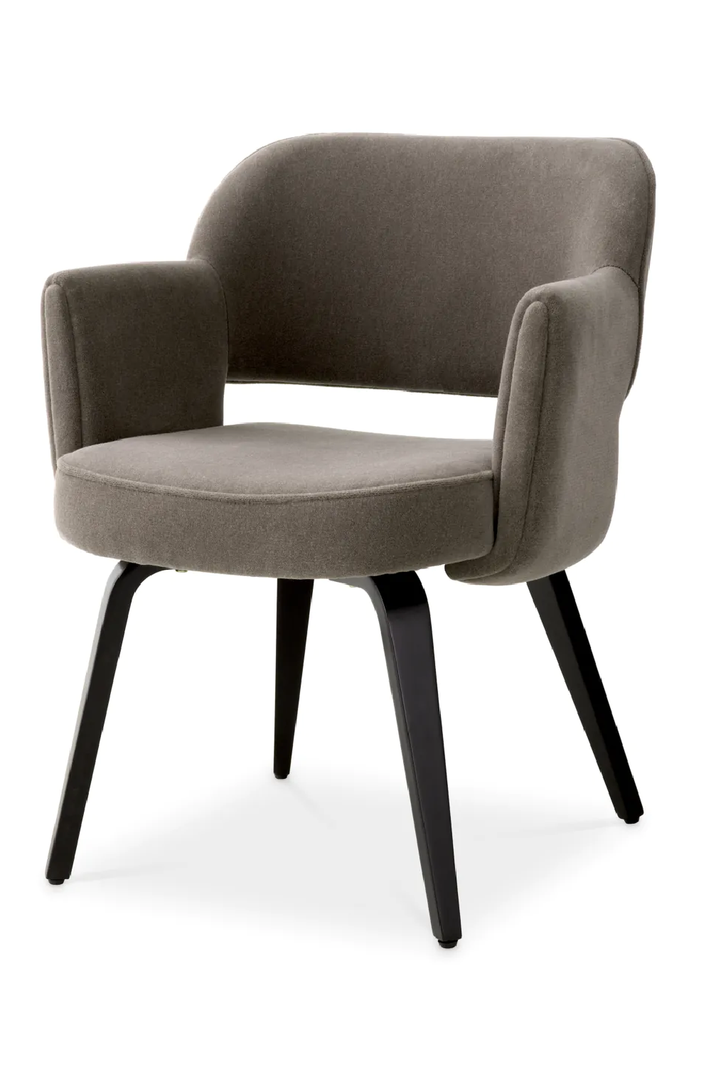 Brown Mohair Dining Chair | Met x Eichholtz Park | Oroatrade.com