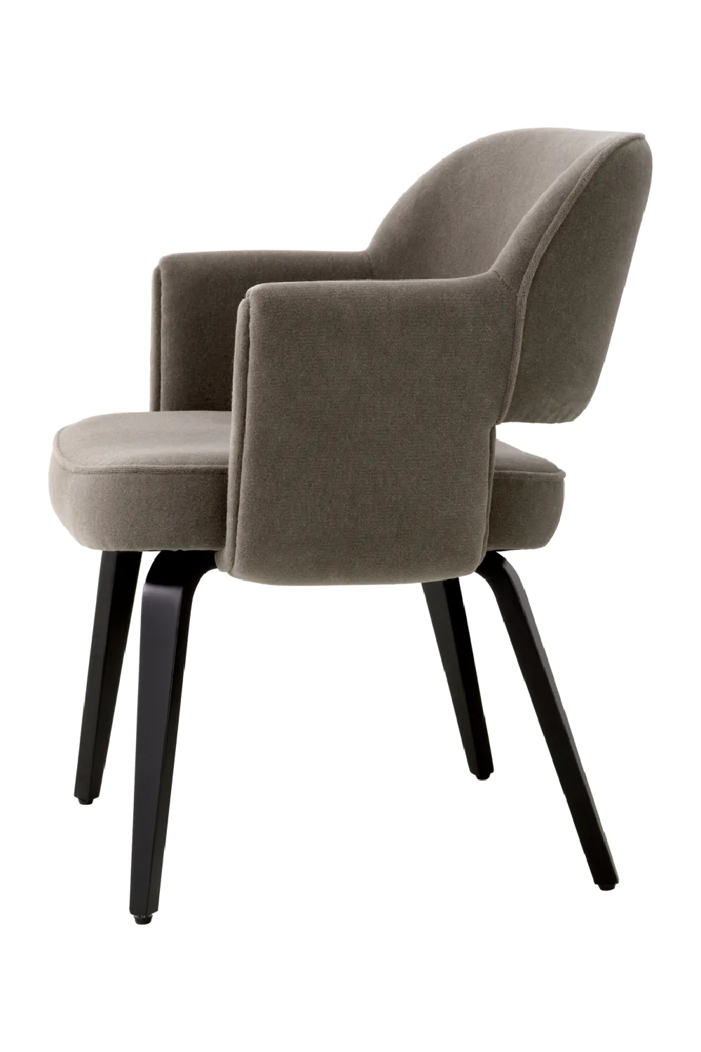 Brown Mohair Dining Chair | Met x Eichholtz Park | Oroatrade.com